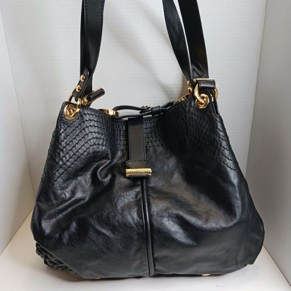 Jimmy Choo Alex Women's Black Leather Tote Large Bag
